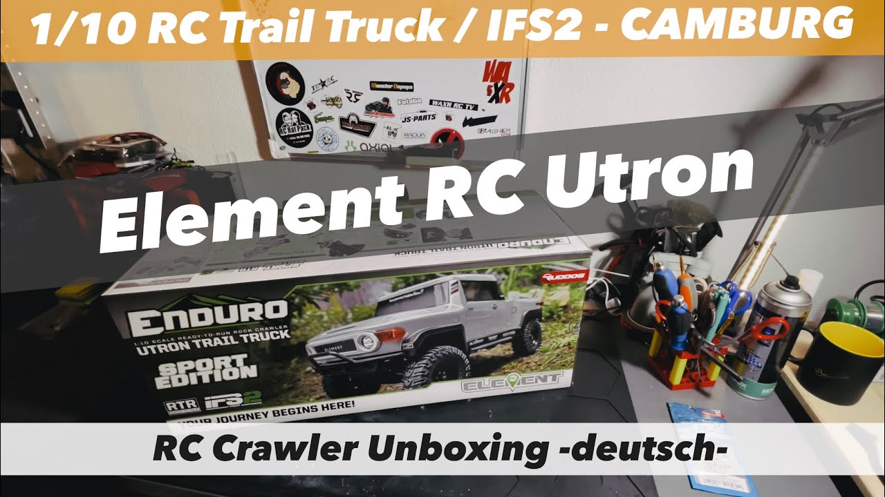 ELEMENT RC IFS2 UTRON TRAIL TRUCK / RC UNBOXING -deutsch-