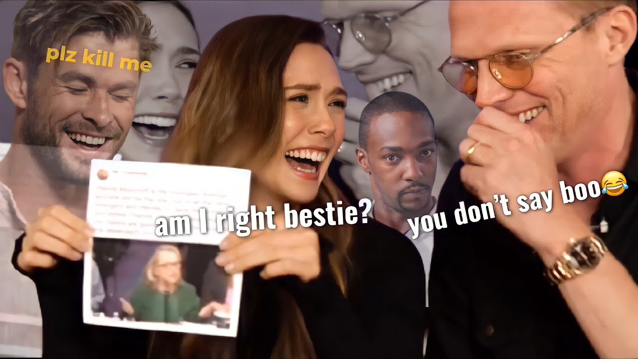 I edited random marvel cast moments that make me CACKLE