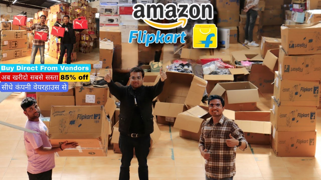 अब खरीदो सबसे सस्ता Vendors से Amazon Flipkart Warehouse || Shubh Enterprises Jaipur || Footwear lot