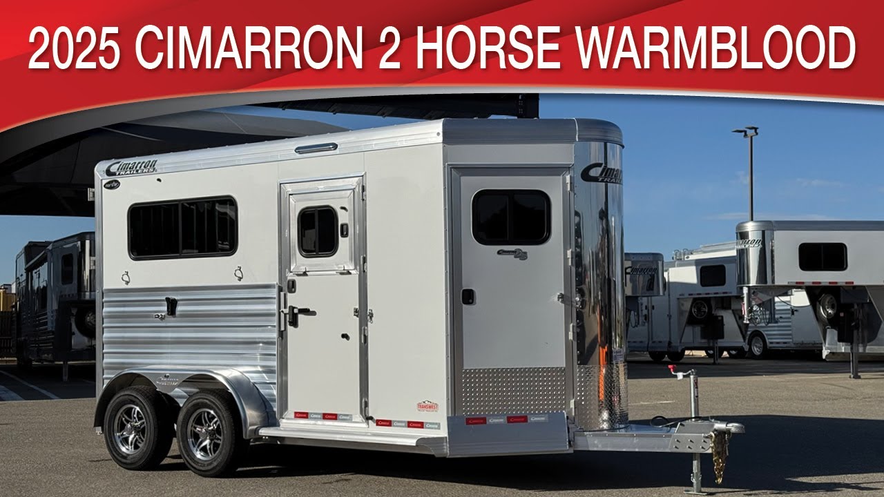 2025 Cimarron Norstar Warmblood 2 Horse Straight Load Bumper Pull