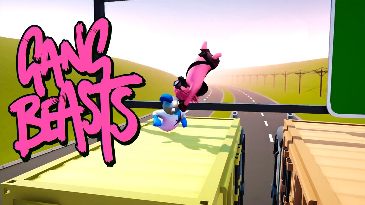 Негорбатый Гладиатор❘ Gang Beasts Смешные Моменты с друзьями угар ржака собаки