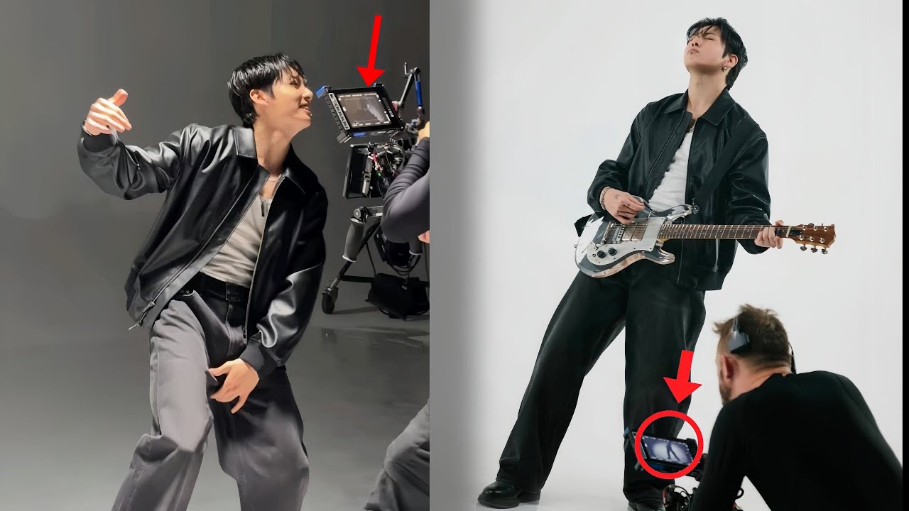 Последние закулисные кадры коллаборации Calvin Klein x Jungkook.