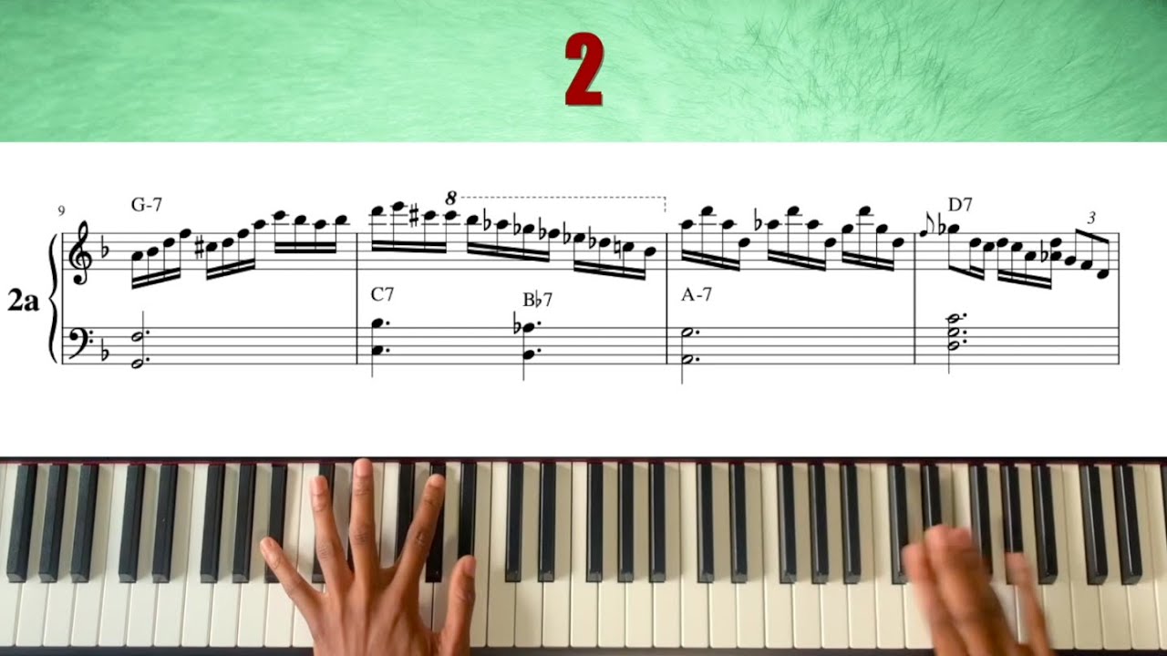 20 Advanced Bebop Licks for 2-5-1 (in 3/4 time)