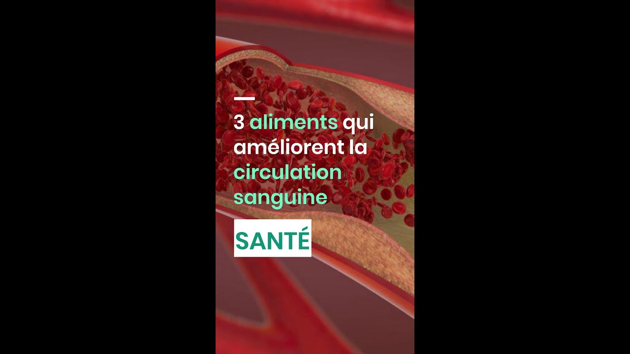 3 aliments qui am&eacute;liorent la circulation sanguine
