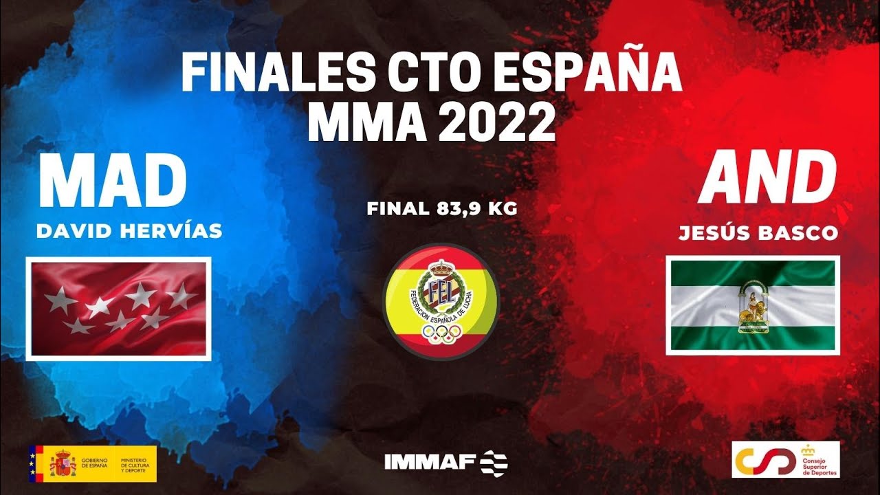DAVID HERVIAS (MAD) vs JESUS BASCO (AND) Final - CTO. ESPAÑA  MMA - 83,9 kg