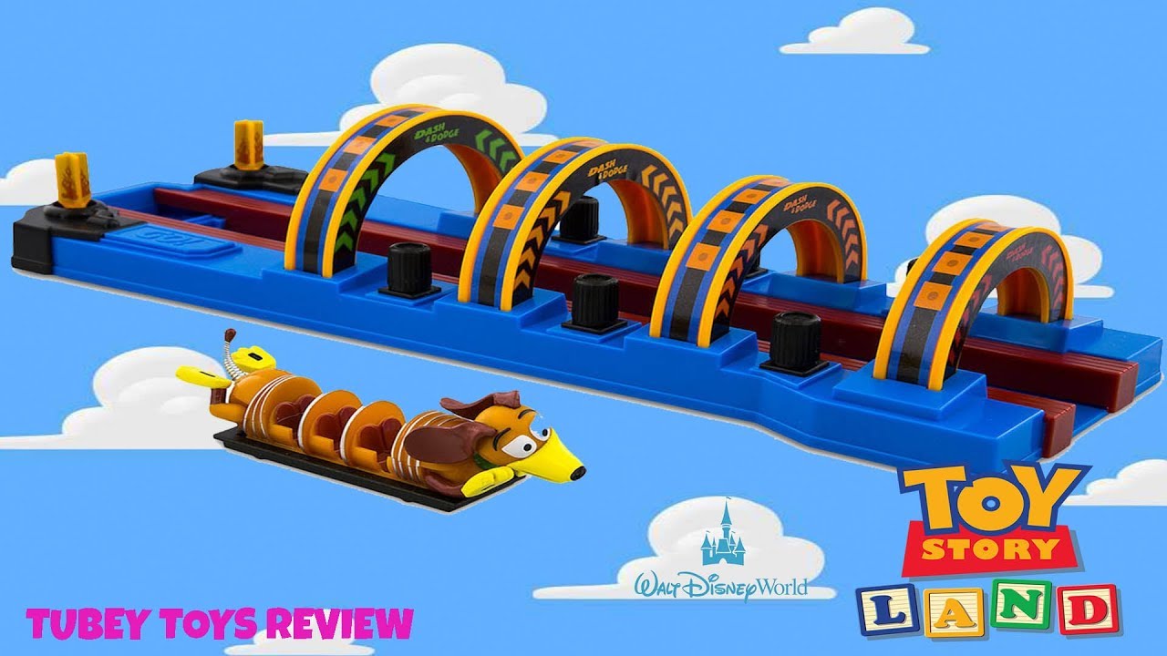 Toy Story Toys Walt Disney World Slinky Dog Dash, Alien Pull Back Cars Toy Story Land #ToyStory #WDW