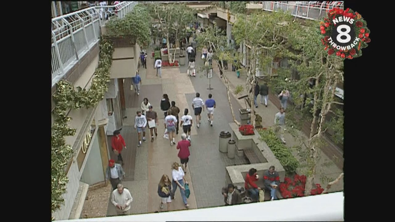 Christmas Shopping at Fashion Valley 1991