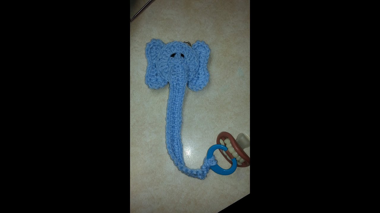 How to Crochet a Pacifier Holder Clip