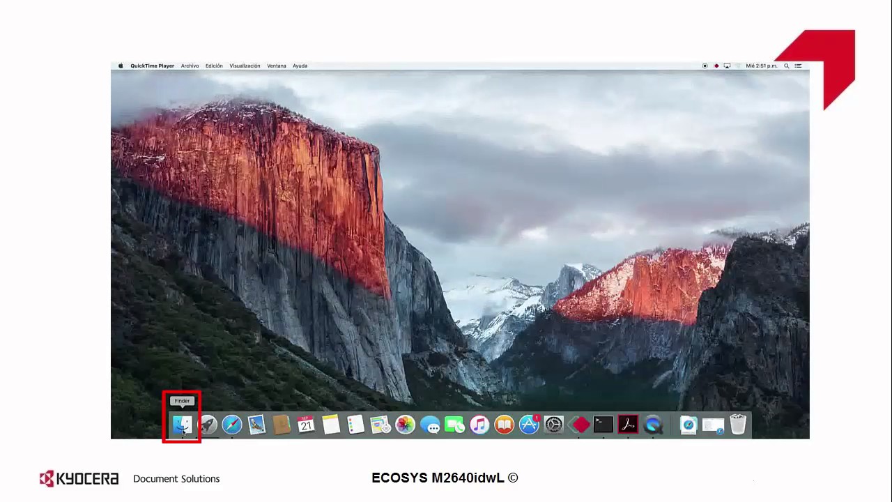 ECOSYS M2640idwL  Escaneo a FTP Mac OSX 10 9 y posterior