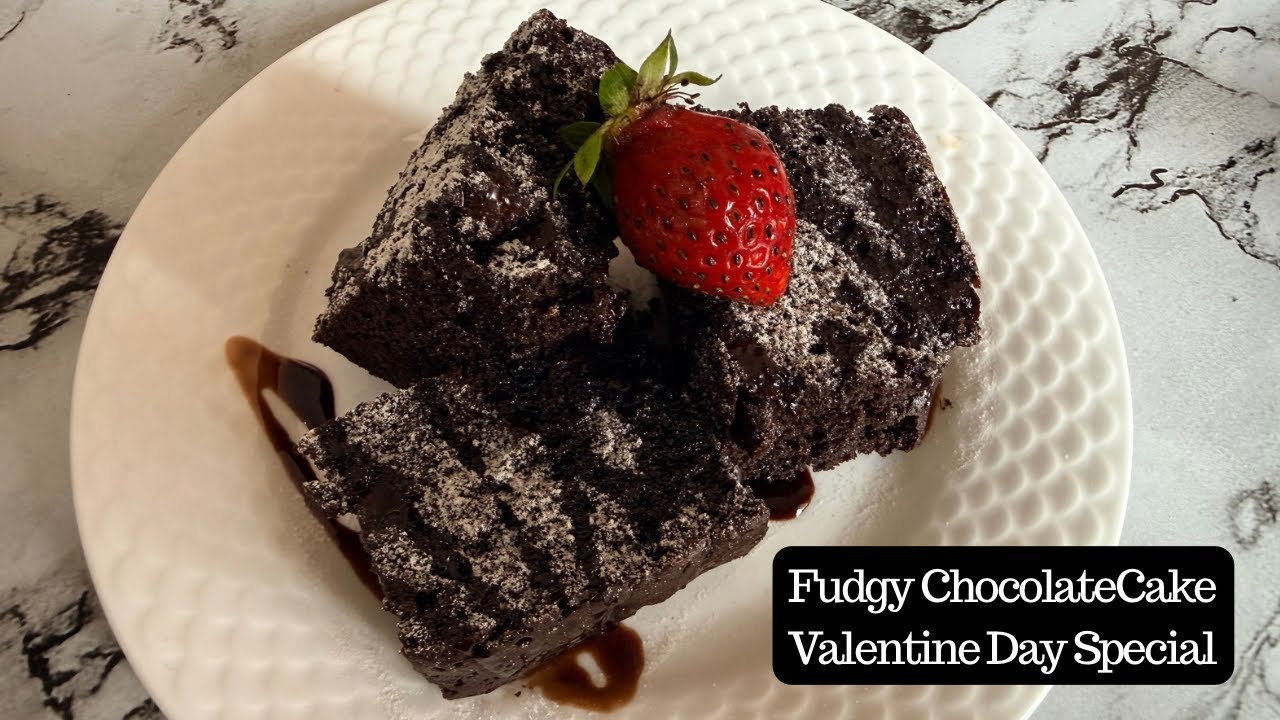 Valentine Day Special|Fudgy Chocolate Cake|Part-1