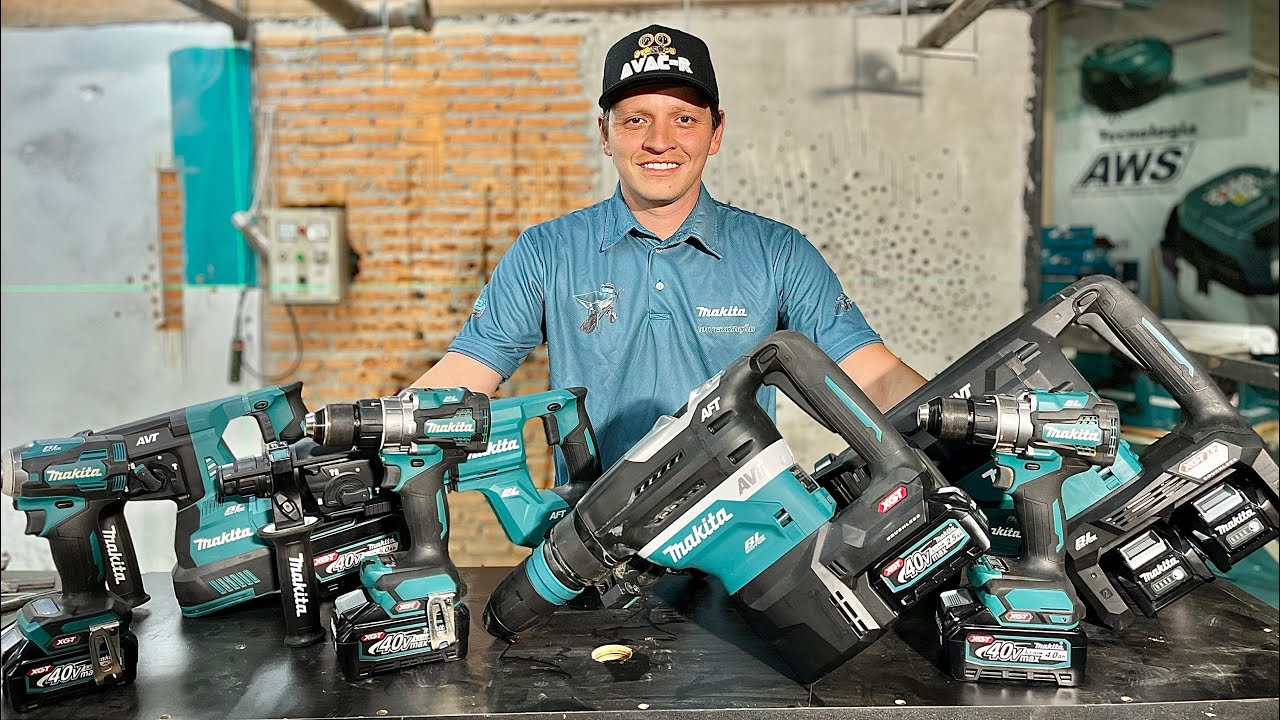 Ferramentas a Bateria Makita 40 Volts. Segurança, ergonomia e eficiência