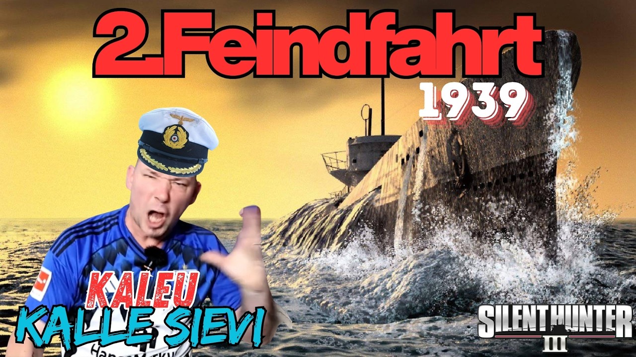 Im Uboot mit Kaleu Kalle Sievi | 2. Feindfahrt - 1939 - KRIEGSBEGINN | Silent Hunter 3 | Gameplay