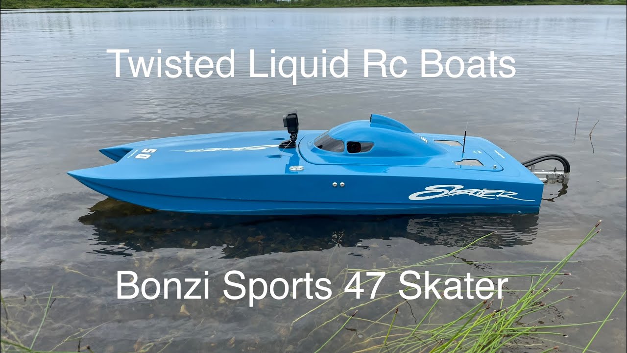 Bonzi Sports 47 Skater Rc Boat Fun Run