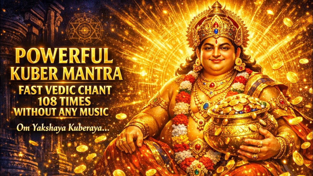 Powerful Kuber Mantra- 108 Times for Instant Wealth Attraction 💰 Fast Vedic Chant (No Music)