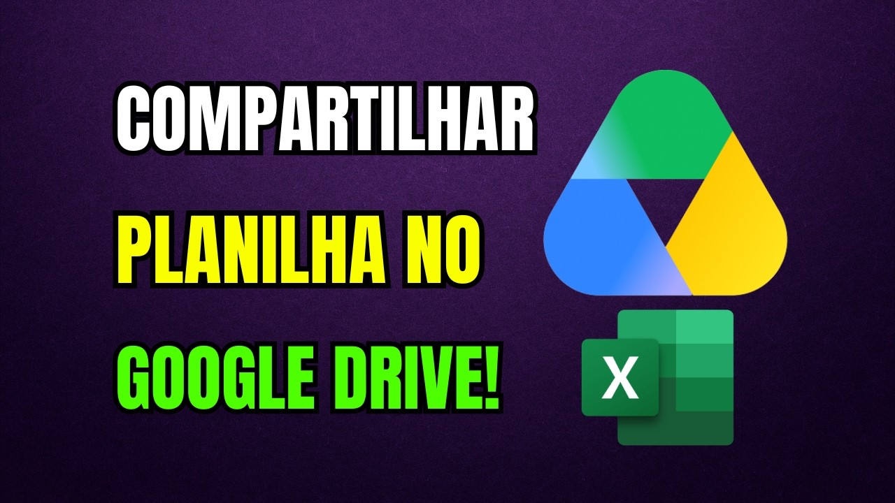 COMO COMPARTILHAR PLANILHA NO GOOGLE DRIVE