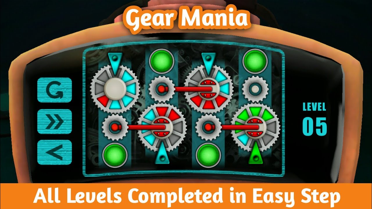 Gear Mania Level 1,2,3,4,5 | Puzzle Room | Tiny Robots Recharged Easy Gameplay | High Graphic