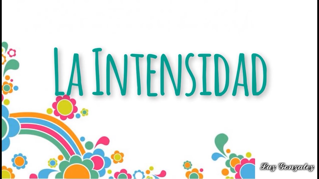 Jugamos con la Intensidad del Sonido