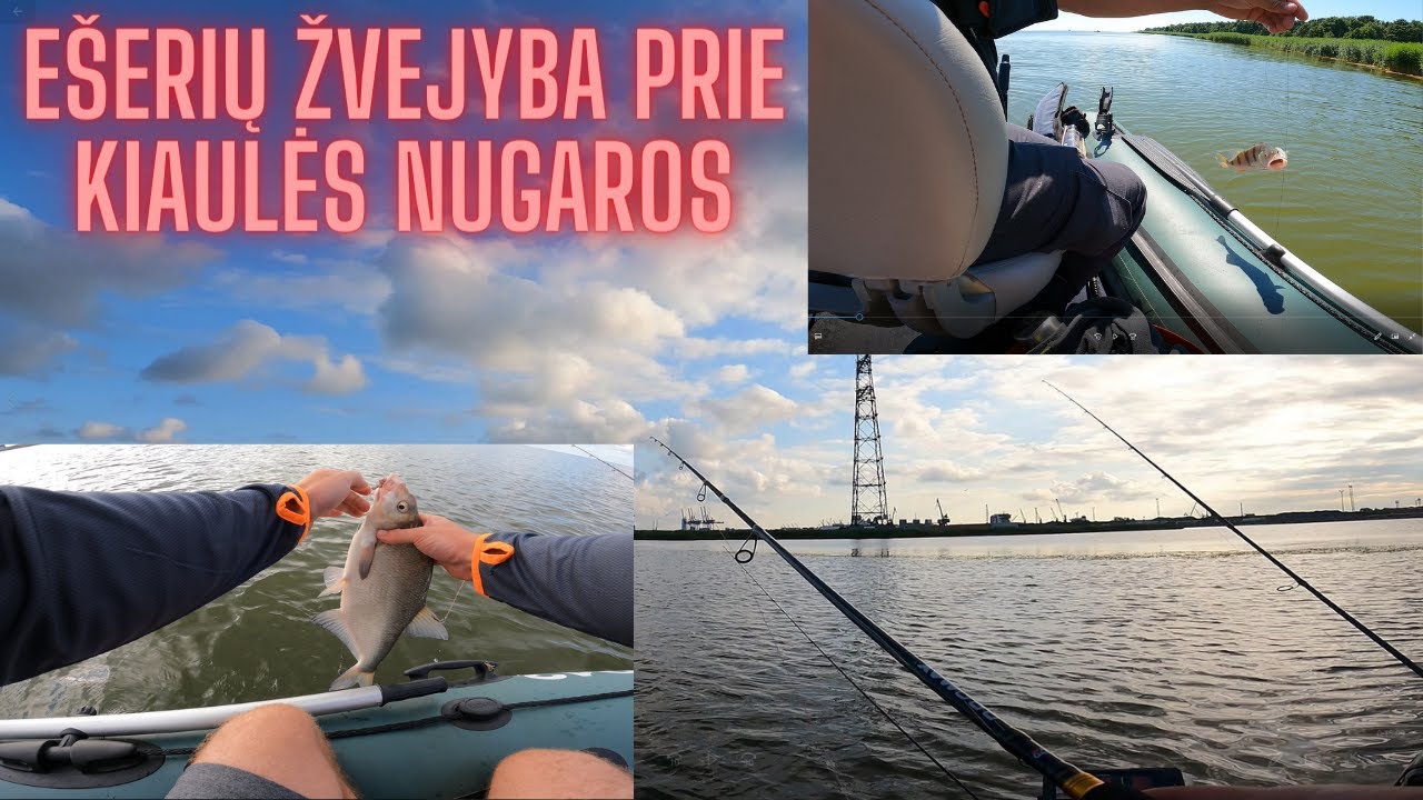 Žvejyba Kuršių mariose prie Kiaulės nugaros