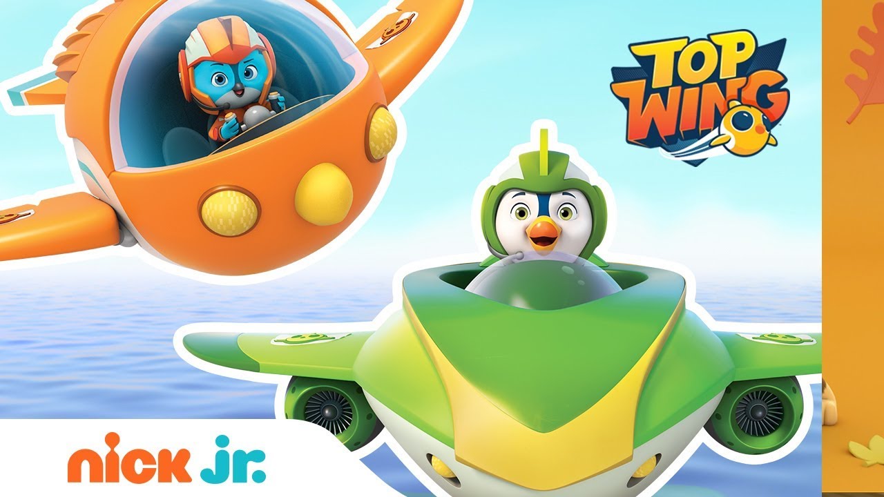 Who Will Win the Top Wing Relay Race? Swift, Penny, Brody, & Rod vs. Baddy | Top Wing | Nick Jr.