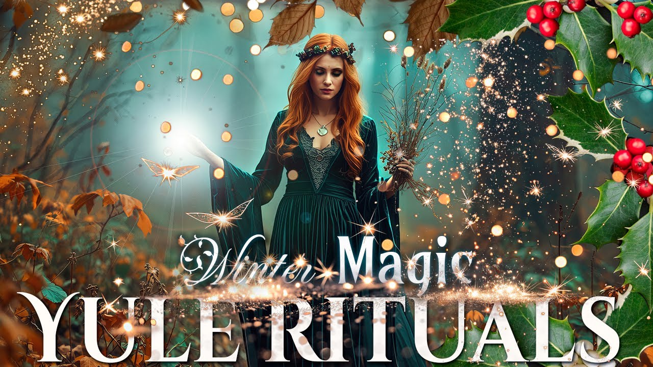 ✨ Yule Rituals with Crystals, Herbs & Facts 🔮 Winter Witch Vibes