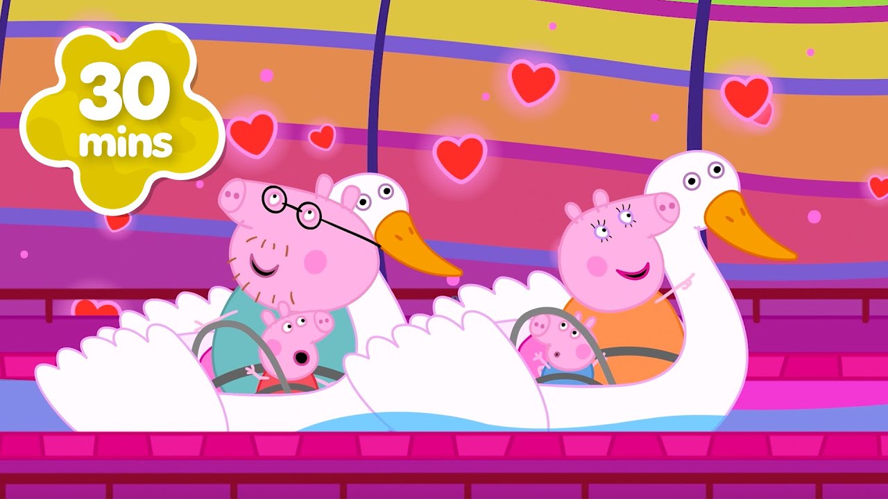 Passeio Romântico de Barco 🌹🦢 | Episódios Completos | Peppa Tales Português | 30 Minutes