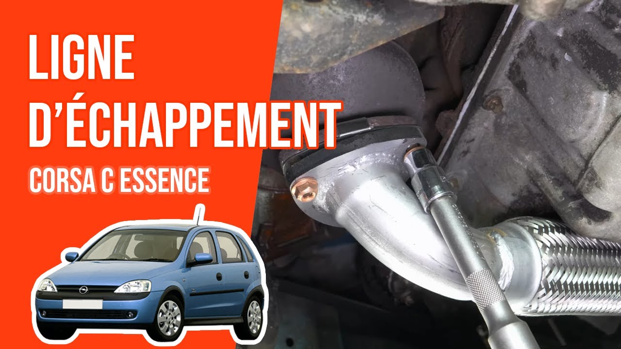 Changer la Ligne d'échappement Corsa C 1.4 16V 💨