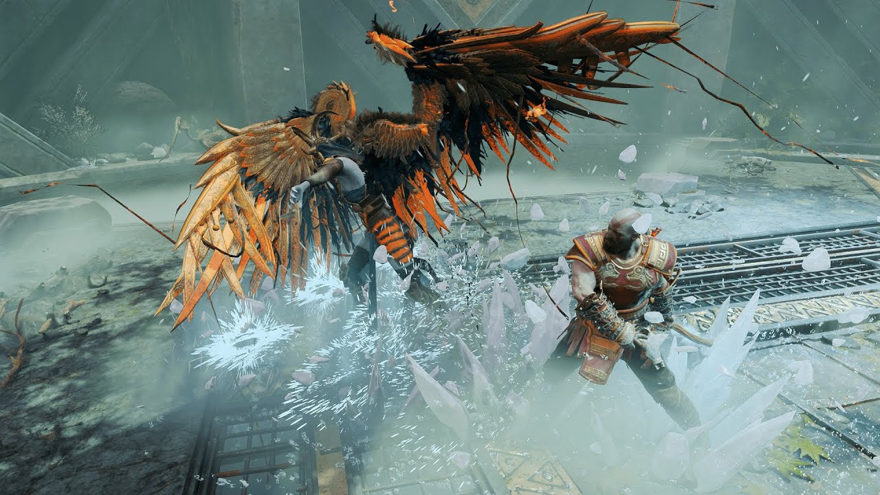 GOD OF WAR PC | KRATOS vs KARA | zero damage | GMGOW+ |Ares armor |dual wield
