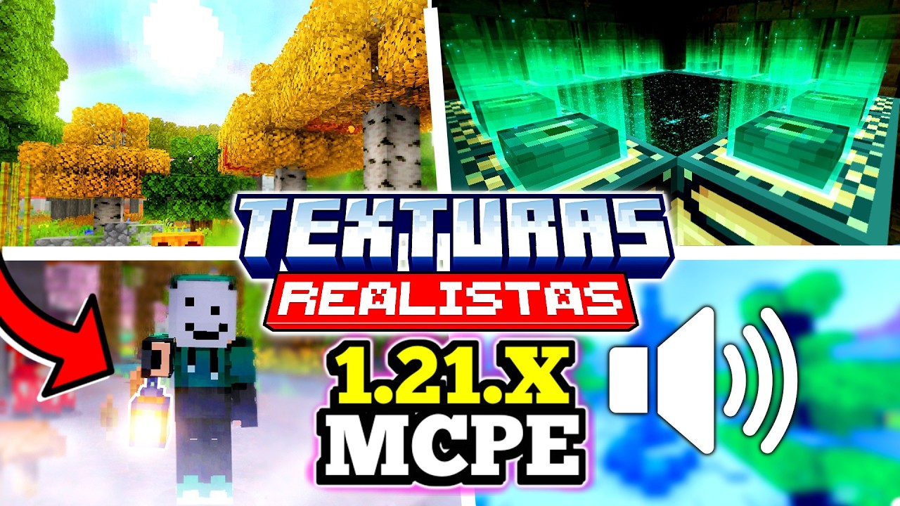 🔥 MEJORA tu MCPE para que sea REALISTA!! (26.X)! *BAJOS RECURSOS*|   TEXTURAS REALISTAS para Bedrock