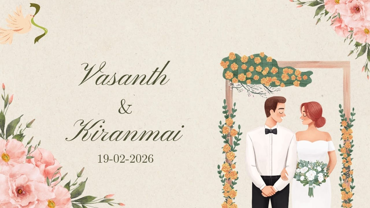 vasanth and kiranmai marriage