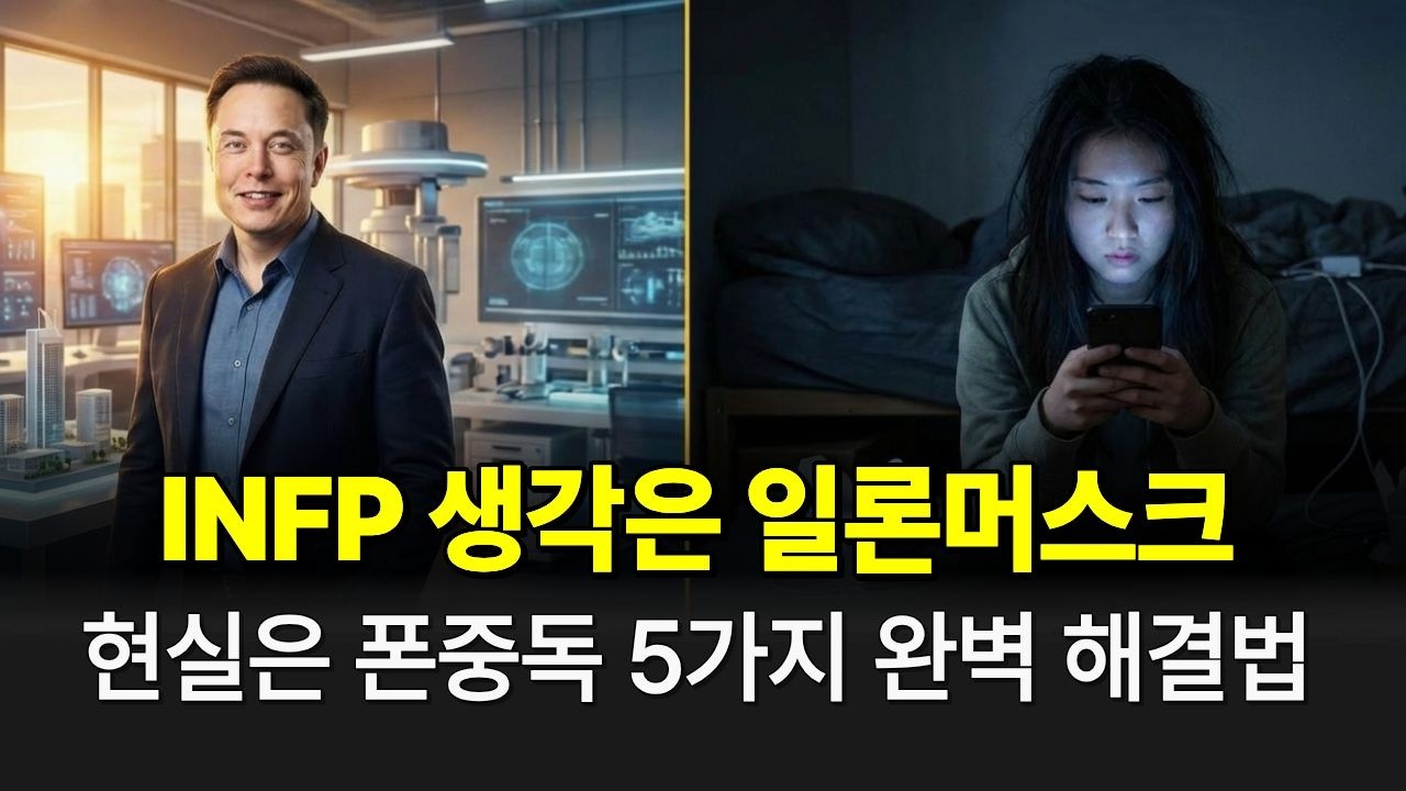 INFP 실행력 높이는 법: 지능은 높은데 왜 맨날 미룰까? 당신이 게으른 게 절대 아닌 이유 (뇌과학)
