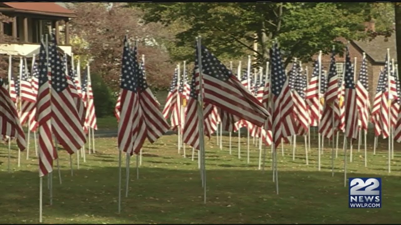 West Springfield Lions Club presents flag display to honor veterans