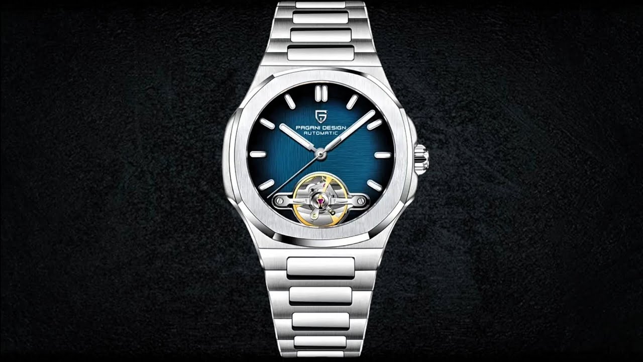 Pagani Design Automatic Skeleton Deep Blue Dial Men's Watch
