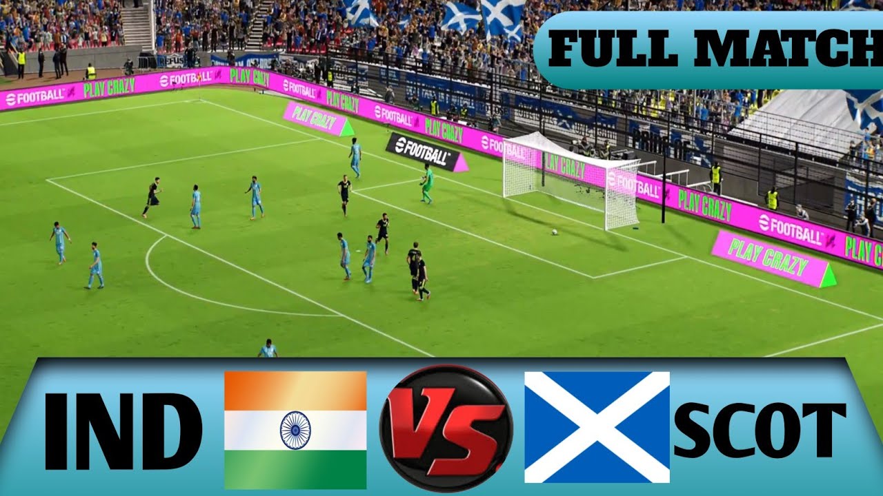 🇮🇳 INDIA vs SCOTLAND | 31 Jan 2026 International friendly match | eFootball Gameplay (4K) 