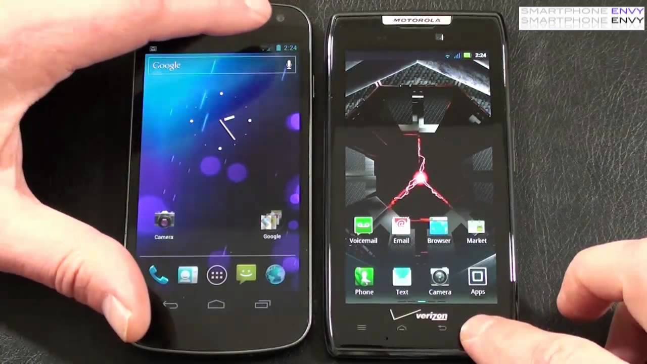 Samsung Galaxy Nexus vs Motorola Droid RAZR 