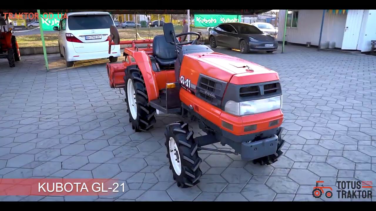 Огляд японського міні трактора Kubota GL-21 | Totus Traktor