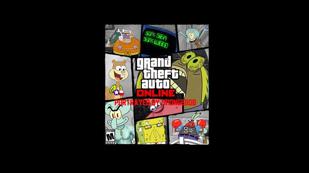 GTA ONLINE PORTRAYED BY SPONGEBOB