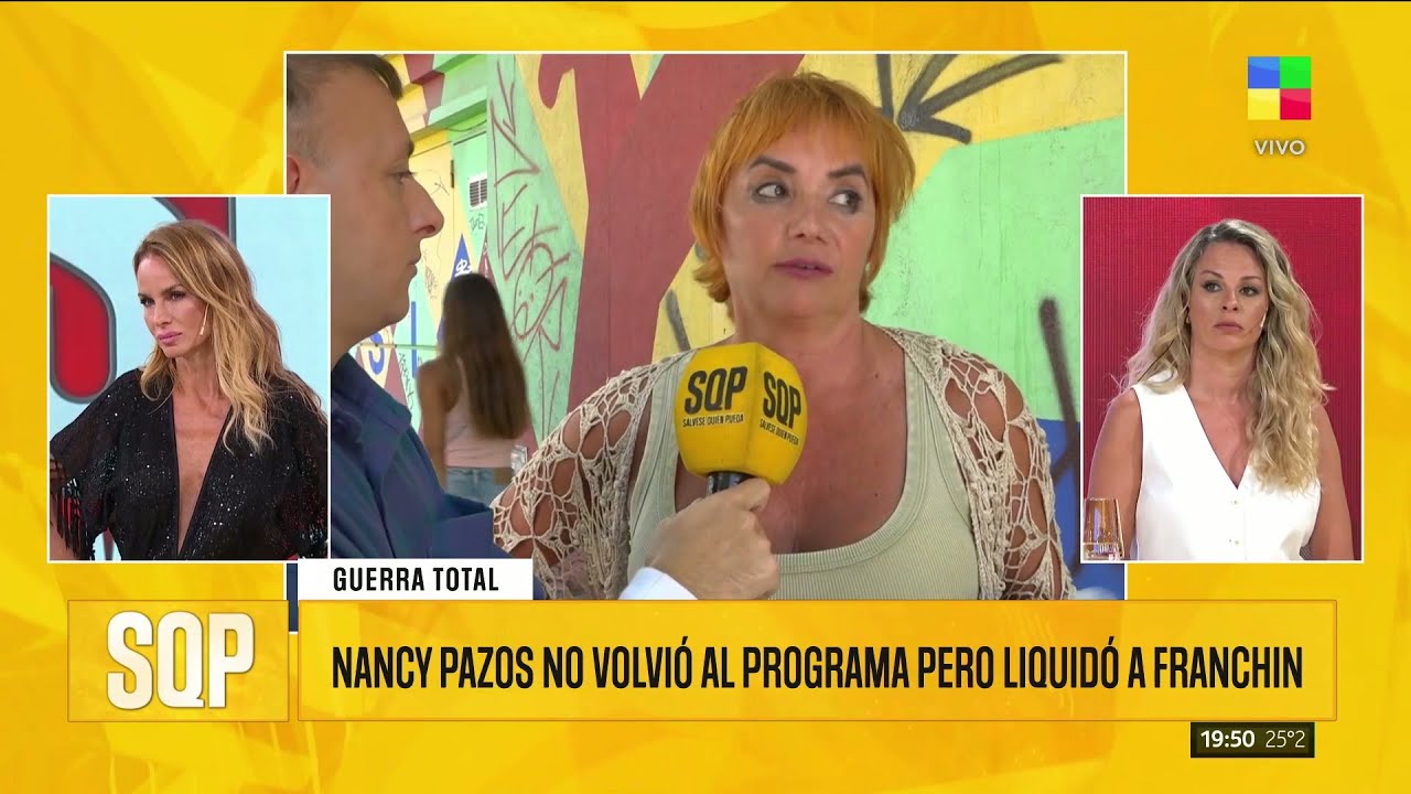 😬 NANCY PAZOS APUNTÓ CONTRA BRANCATELLI Y ANALÍA FRANCHÍN
