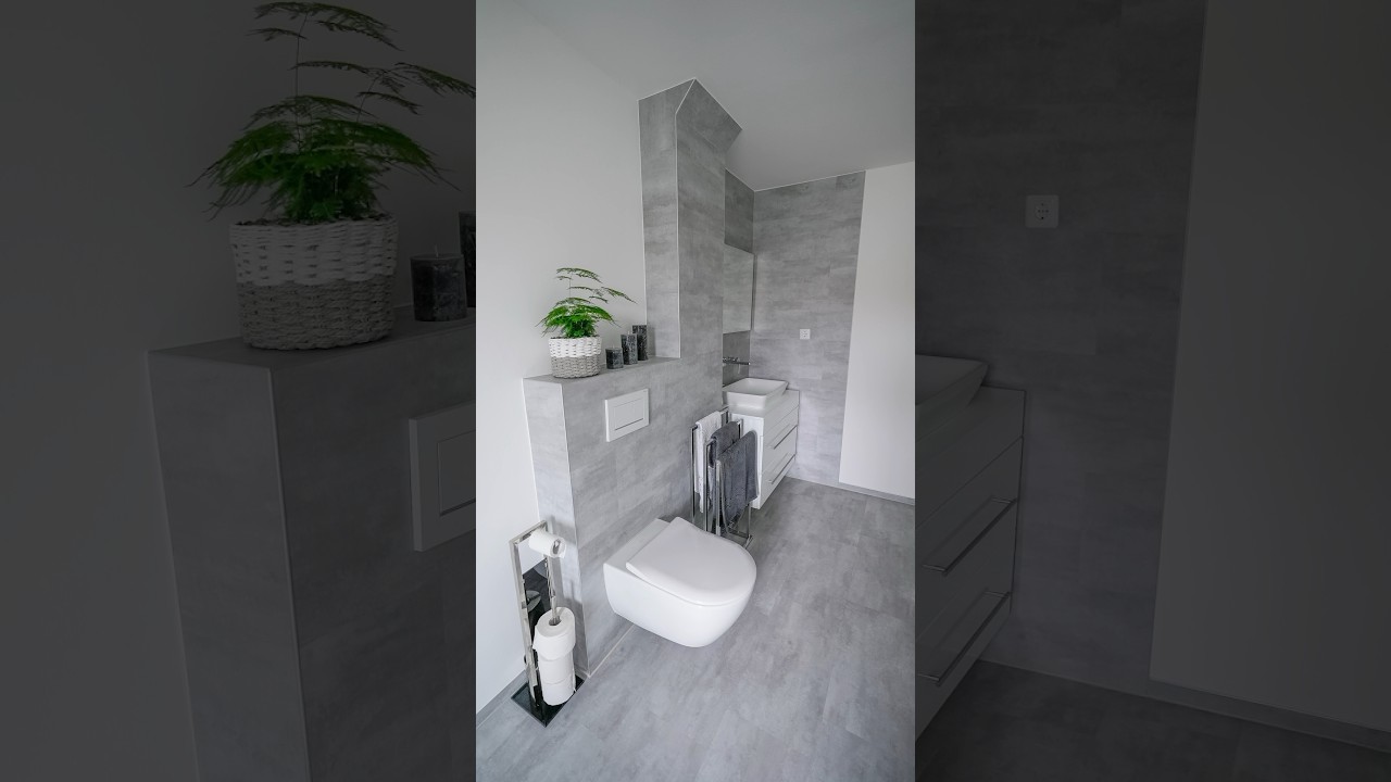 Kleines Badezimmer renovieren #diy #renovieren #makeover