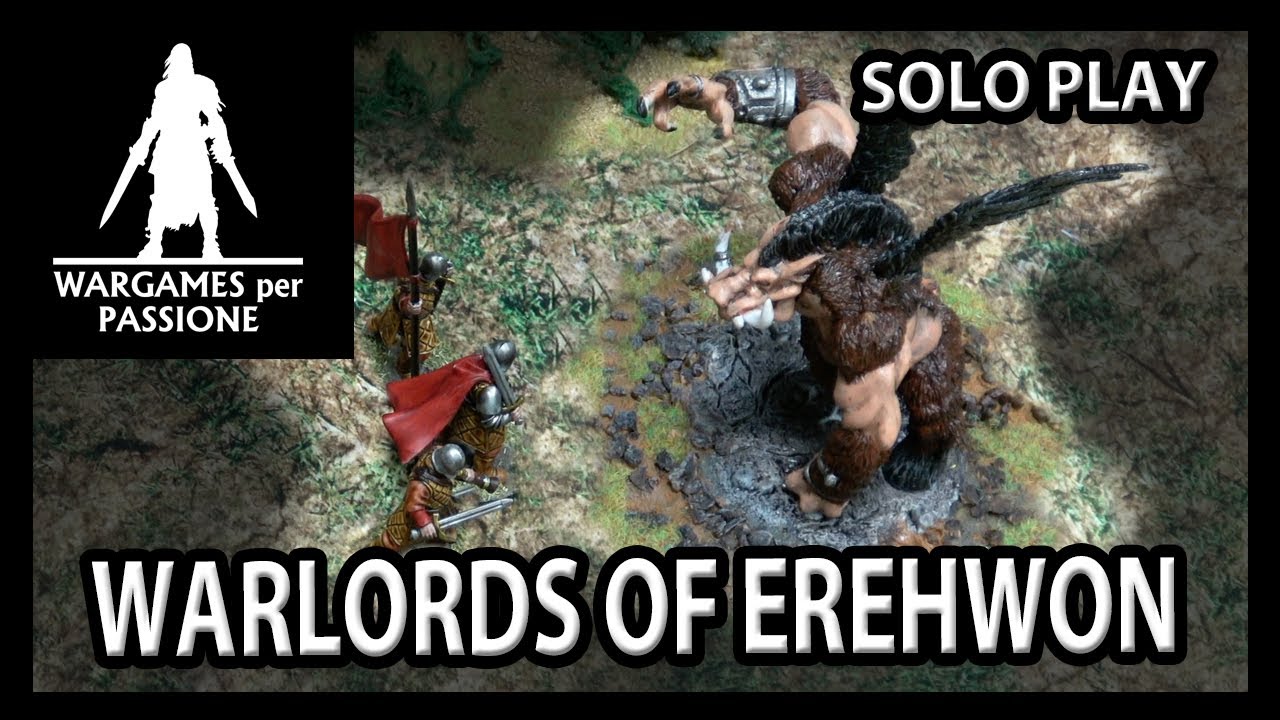 CACCIAMO DEMONI ! Warlords of Erehwon in SOLO PLAY
