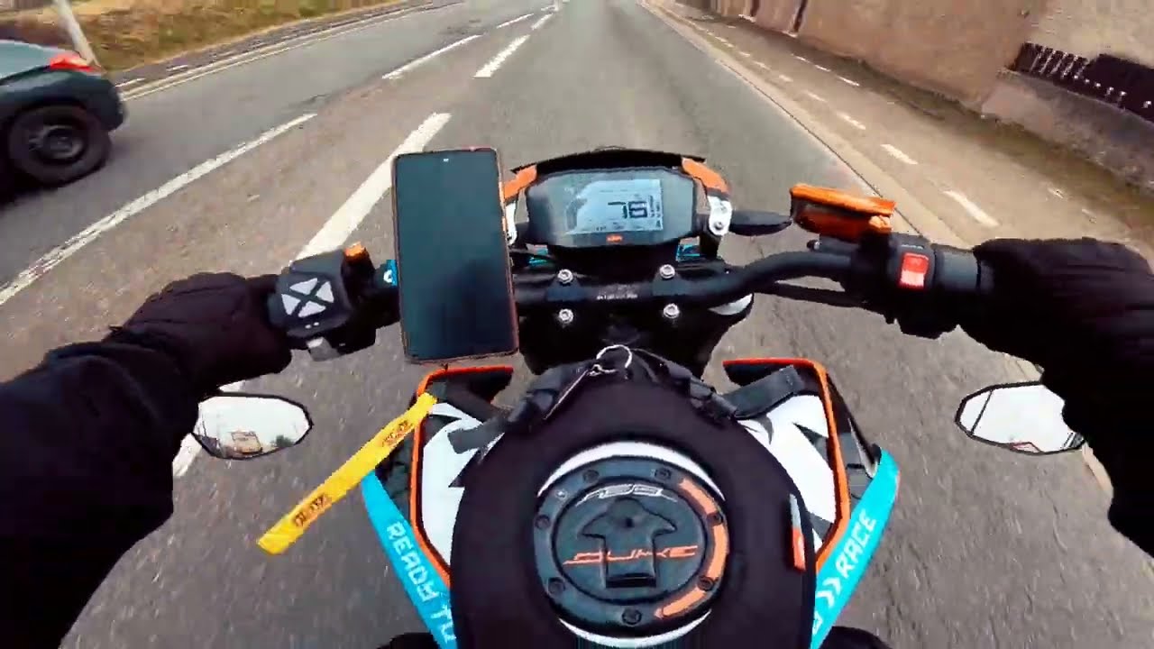 Ktm 790 Duke L bridée A2 |Akrapovic+Décata 😈| GoPro Hero9 Black (TEST #1)