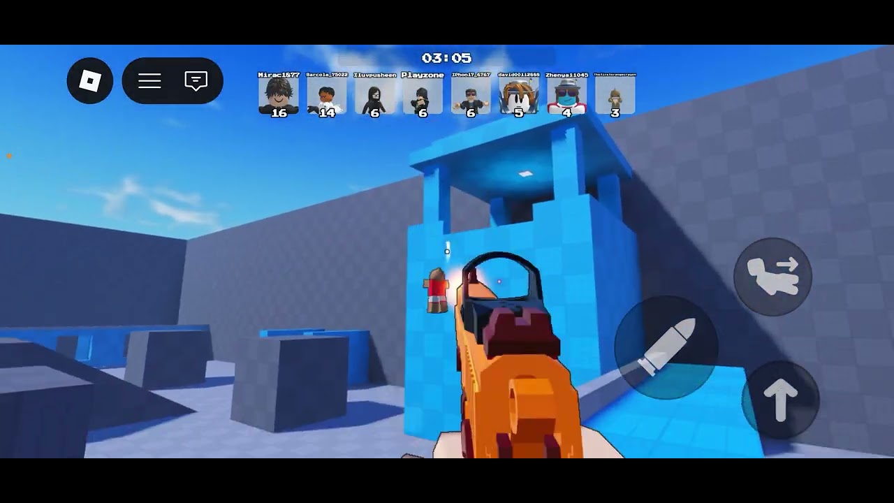 Today I played pistol area for the first time