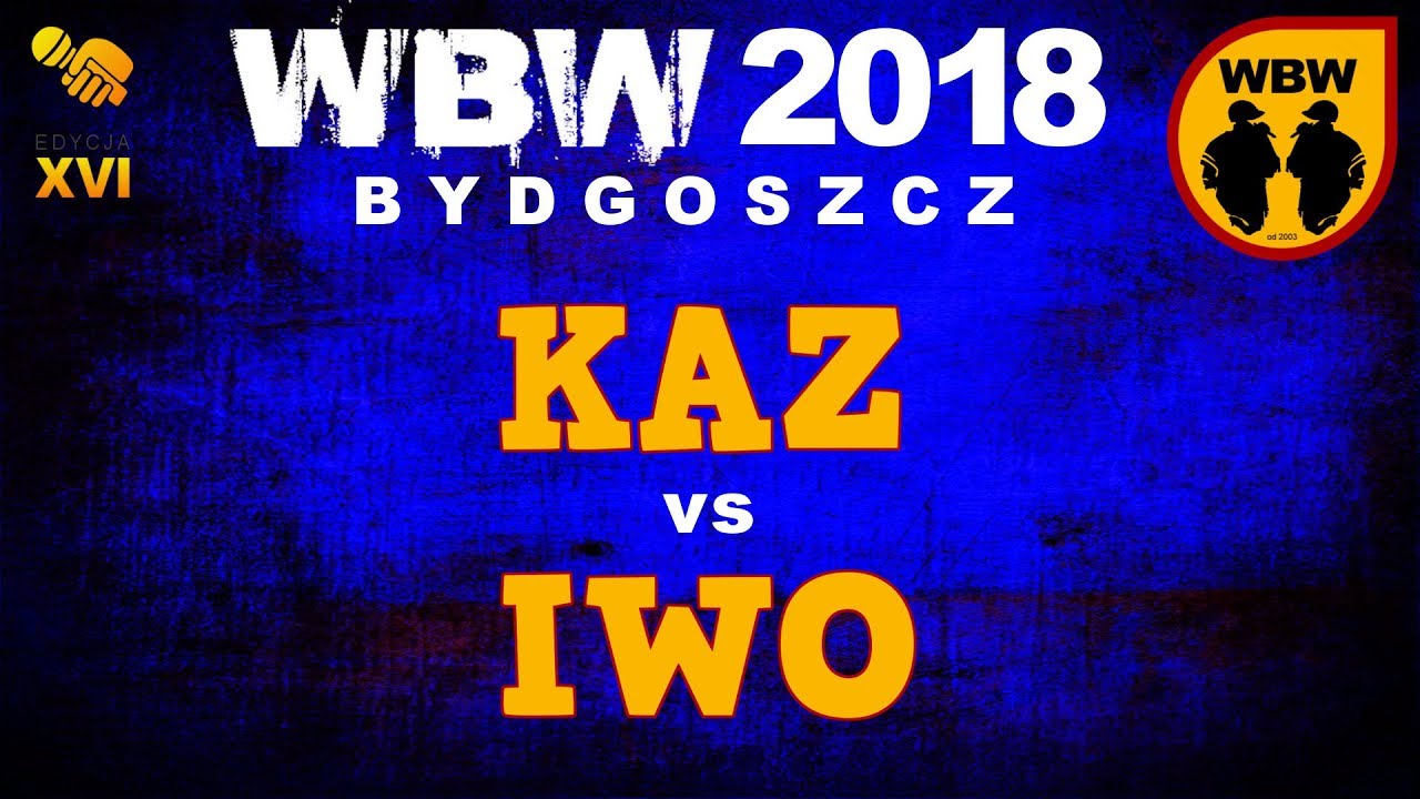 KAZ vs IWO 🎤 WBW 2018 🎤 Bydgoszcz (1/2) Freestyle Battle