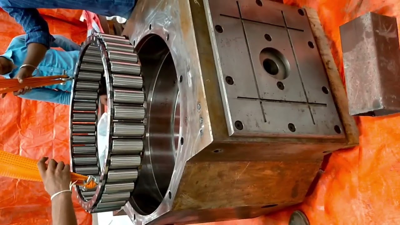 6i mill backup roll chowk barring assemble video