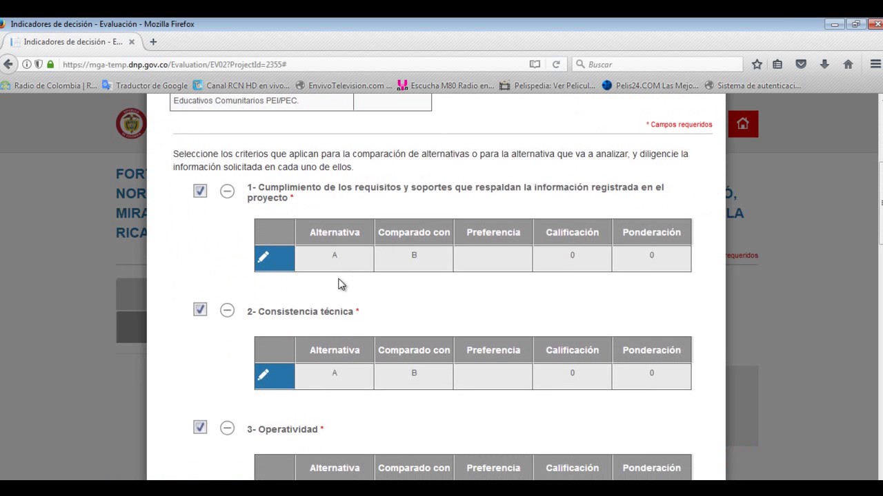 EVALUACI&Oacute;N ECONOMICA