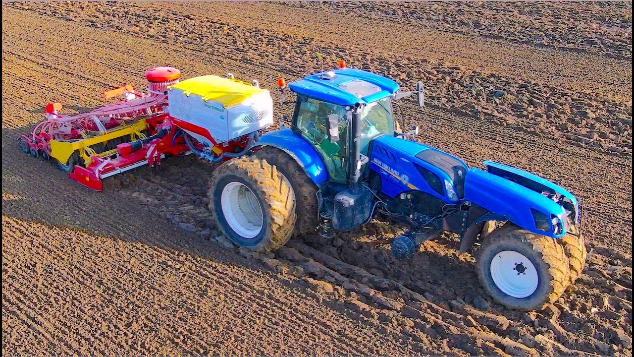 The Trike Tractor | Celeriac Harvest, Ploughing & Sowing | New Holland T7.270 + Pottinger Aerosem VT