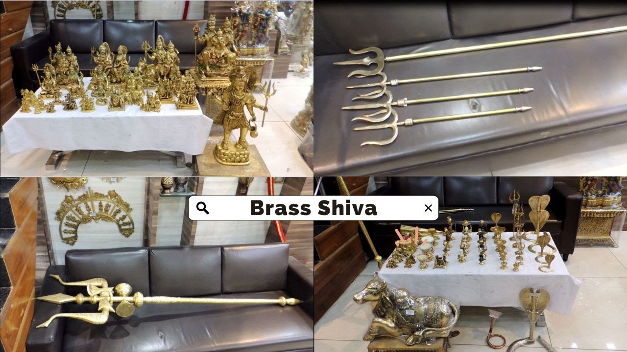 Brass Shiva idol | Shiv parivar | trishul | Shivling | Nandi | Shiv parvati idol | Shivratri special