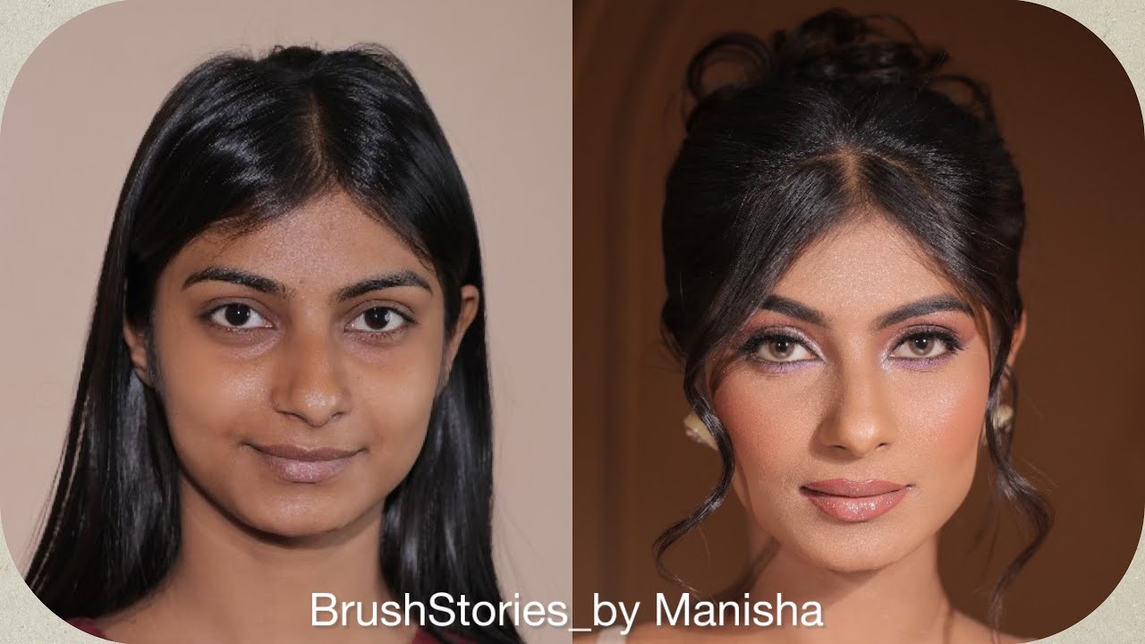 Full face base makeup tutorial on dusky skin🤎| Neat makeup tips by @BrushStories_by manisha
