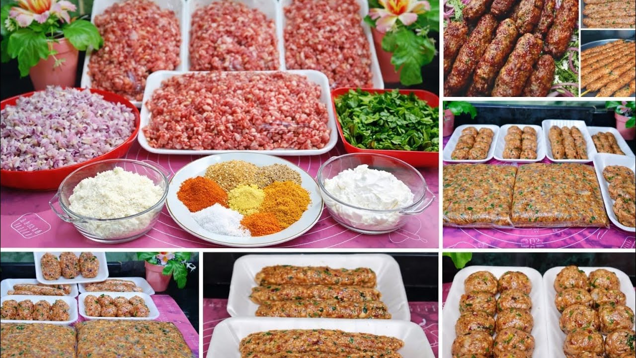 تفريزات رمضان 2026🌛من كيلو ونصف لحمه مفرومه هتعملى تشكيله من الكفته ❗تكفيكى طول الشهر الكريم ✨👍💯