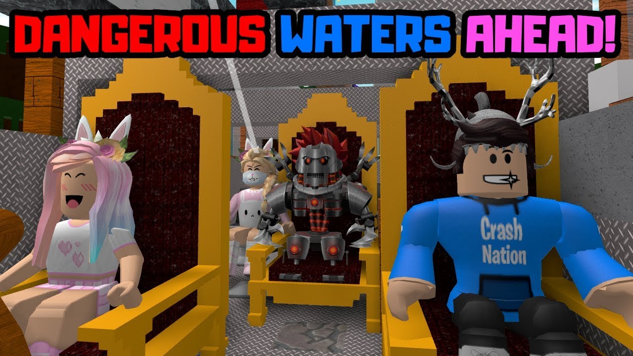 CAN WE SURVIVE THE DEADLY WATERS?! (My Perspective) Roblox BUILD A BOAT FOR TREASURE