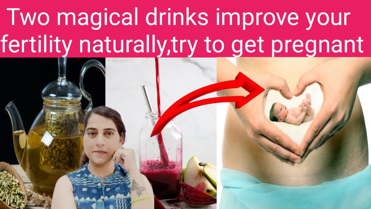 Two magical drinks improve your fertility naturally try to get pregnant #pregnancy !Dr.Babita!